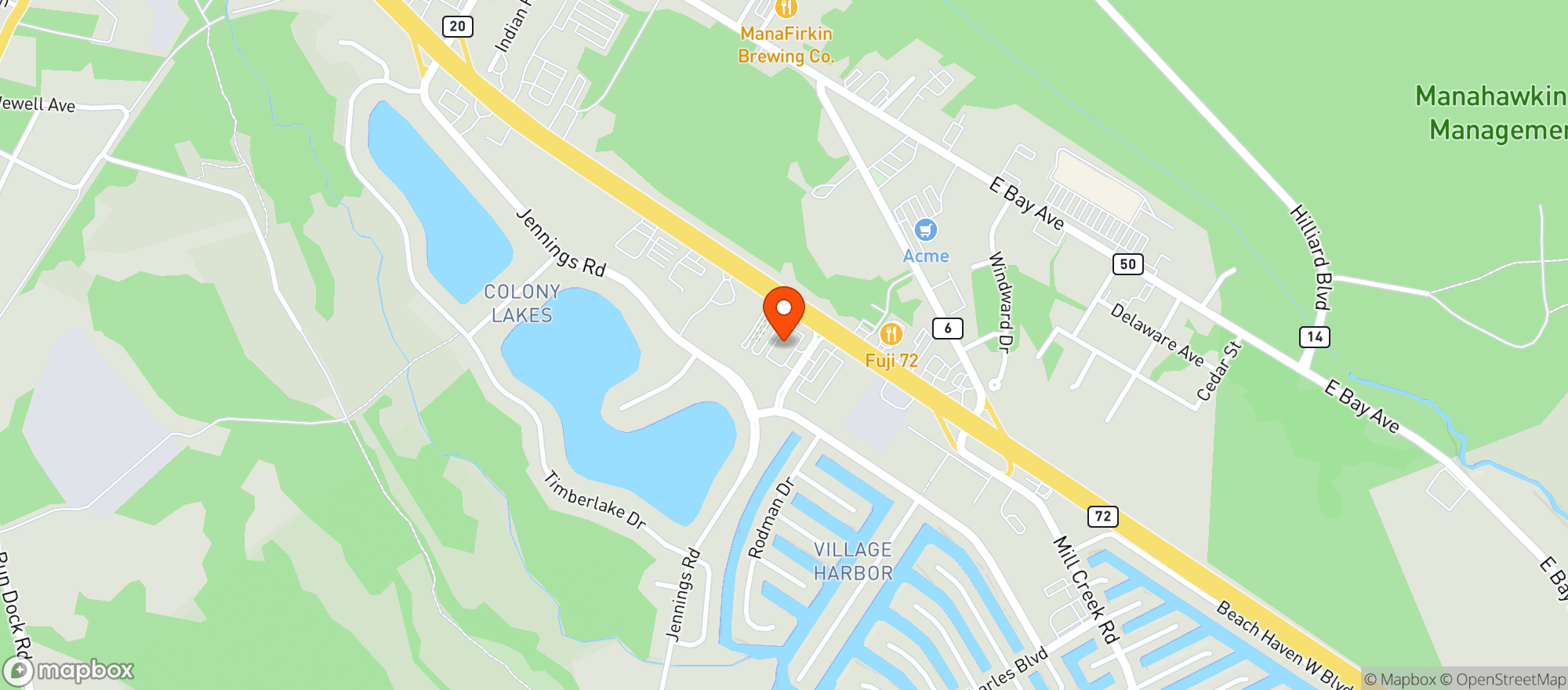 Map showing 72 Buy Rite