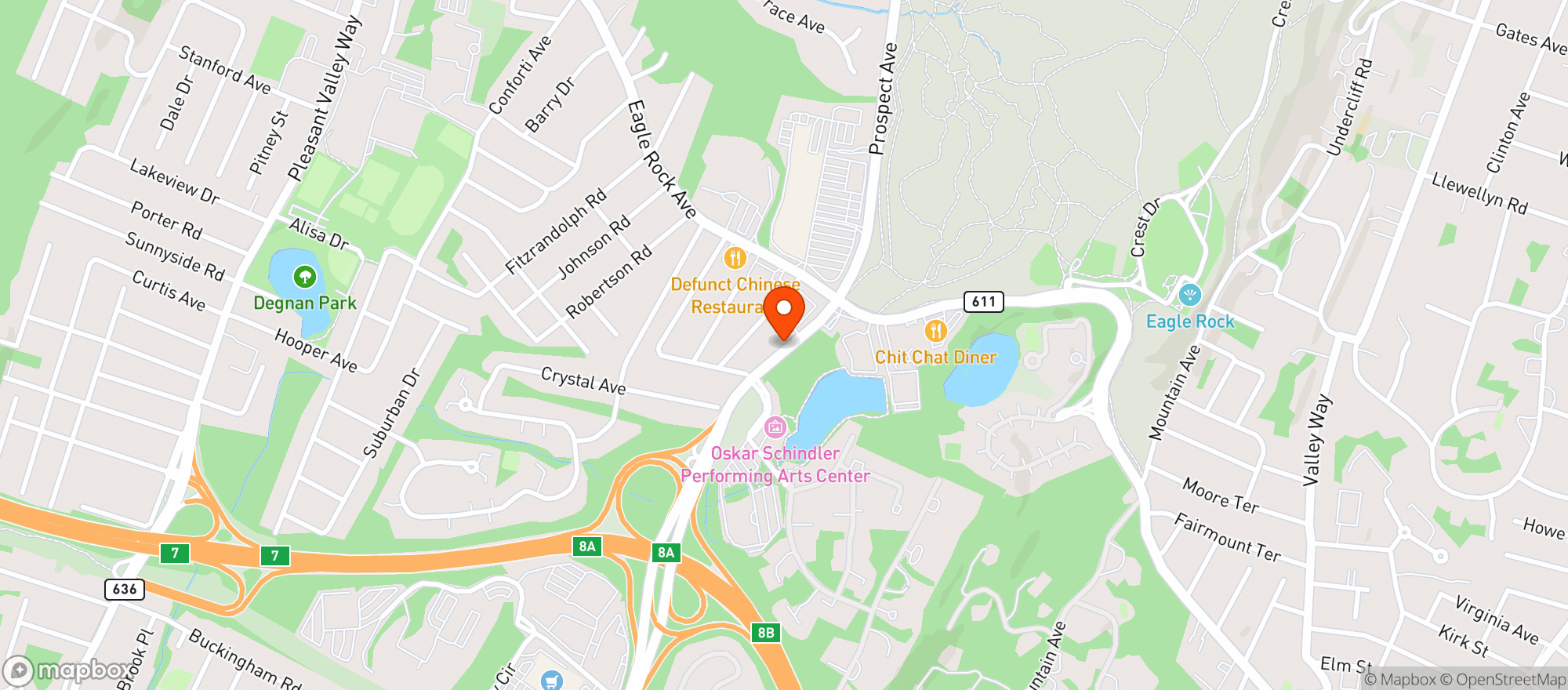 Map showing Wholefoods