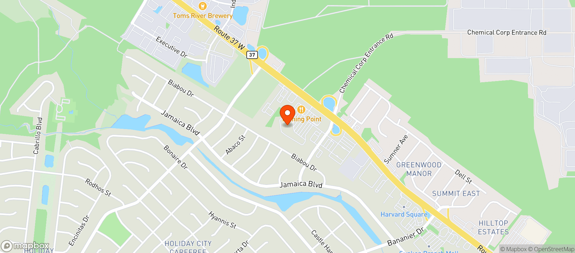 Map showing Buy Rite Liquors
