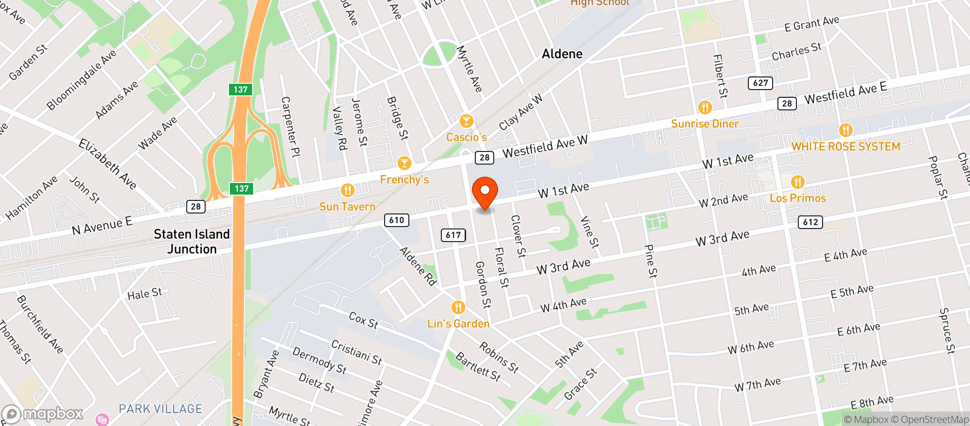 Map showing Smoke City
