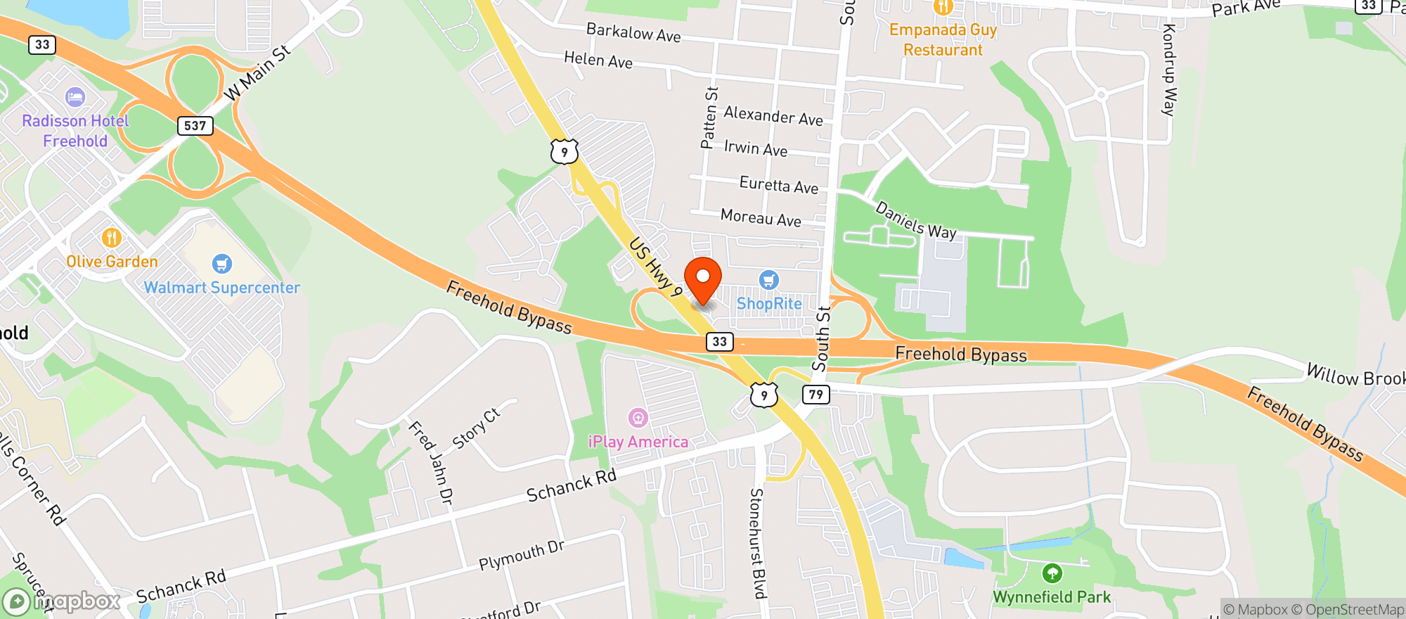 Map showing SHOPRITE LIQUORS