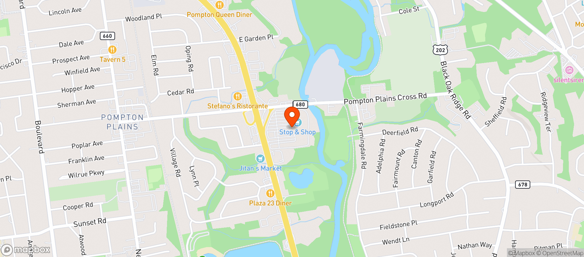 Map showing Buy Rite Liquors