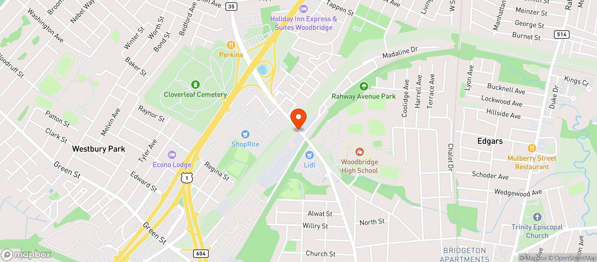 Map showing Shoprite