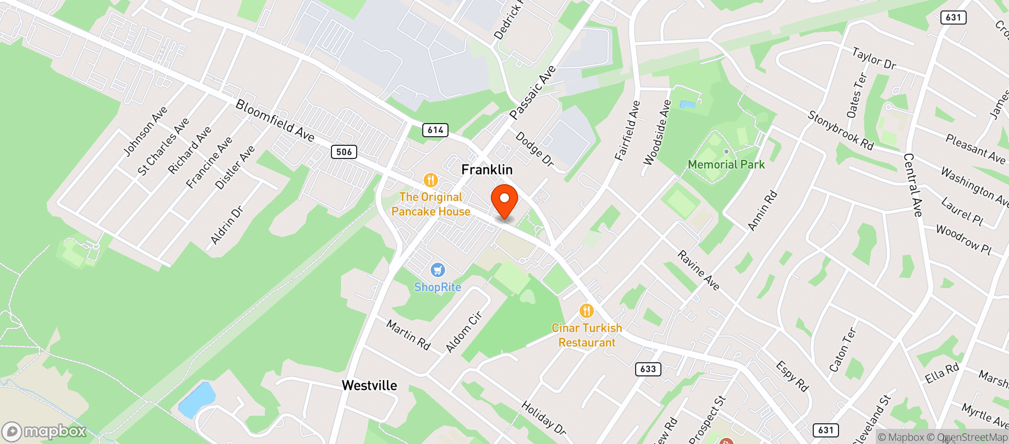 Map showing Gnc