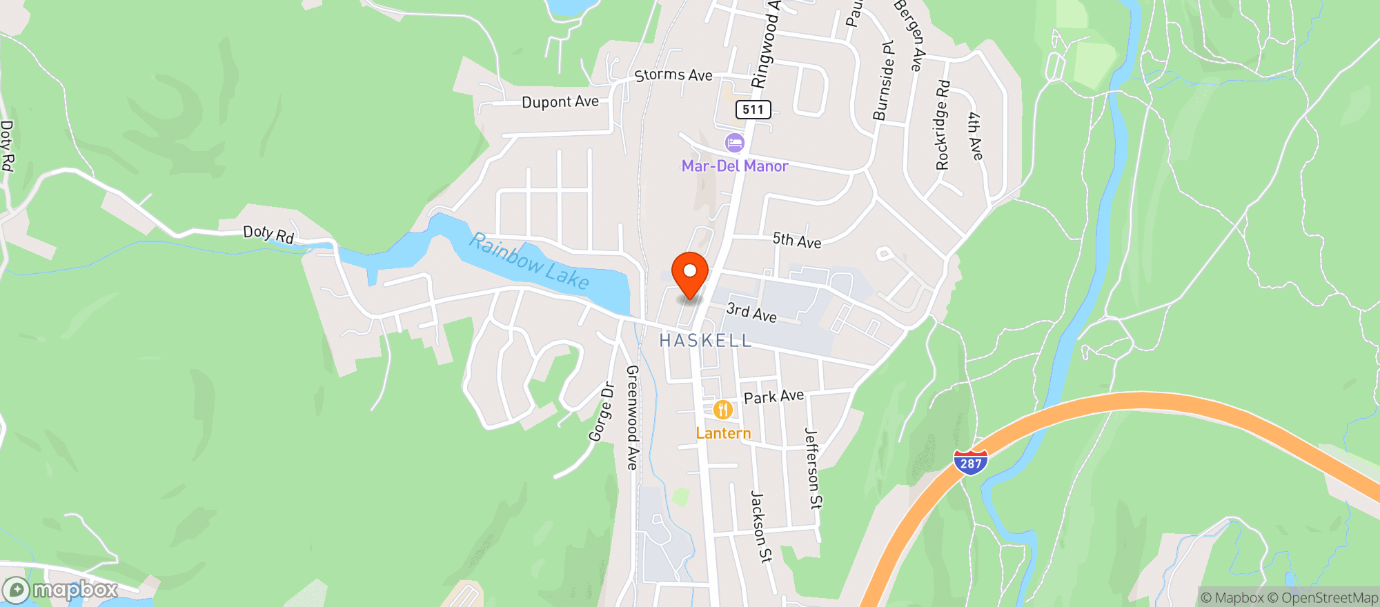 Map showing Best Cellars Haskell