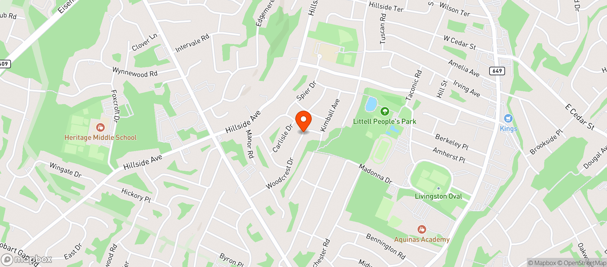 Map showing Bottle King - Livingston