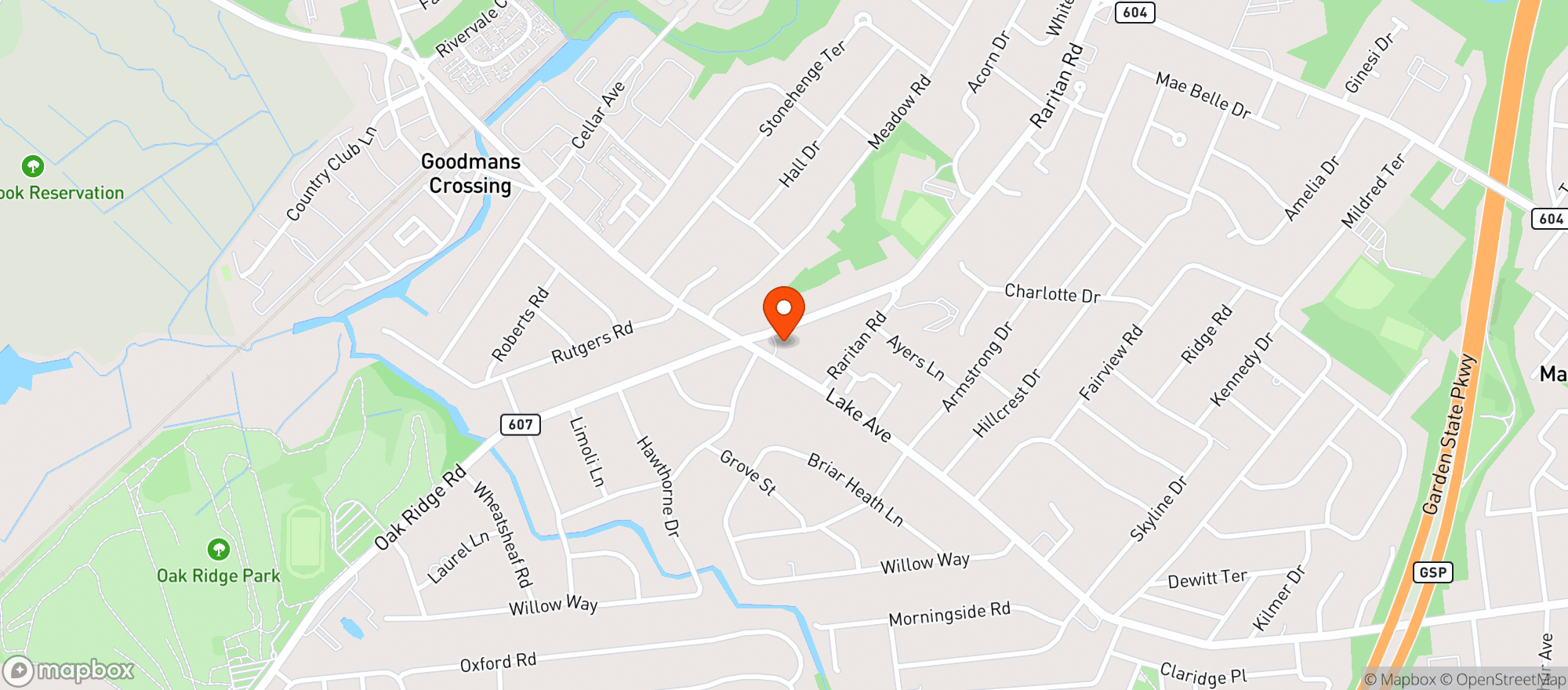 Map showing Rotondos Liquors Deli & Fine Foods