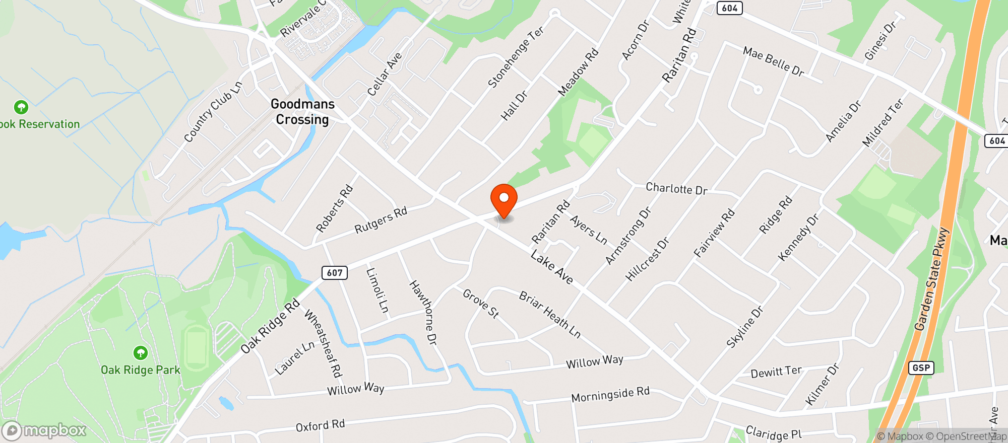 Map showing Rotondos Oak Ridge Liq#3
