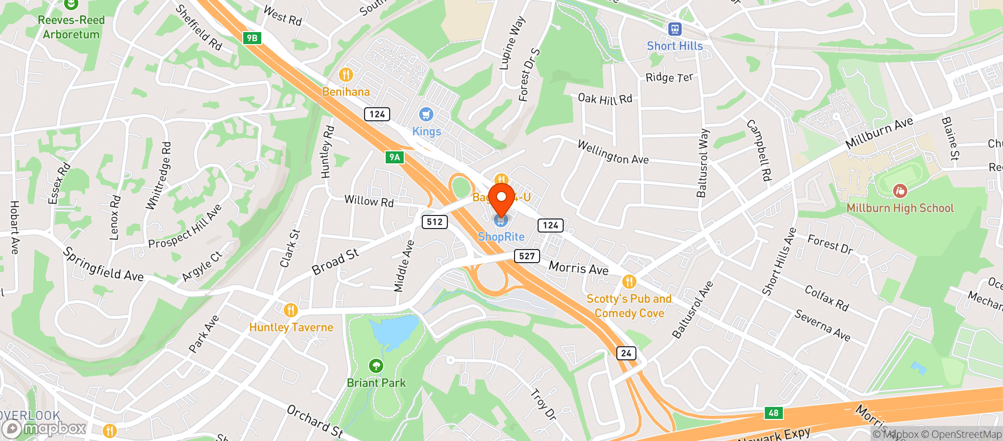 Map showing Shoprite #294