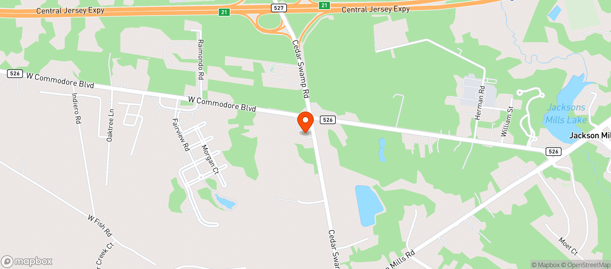 Map showing Glory S Liquors