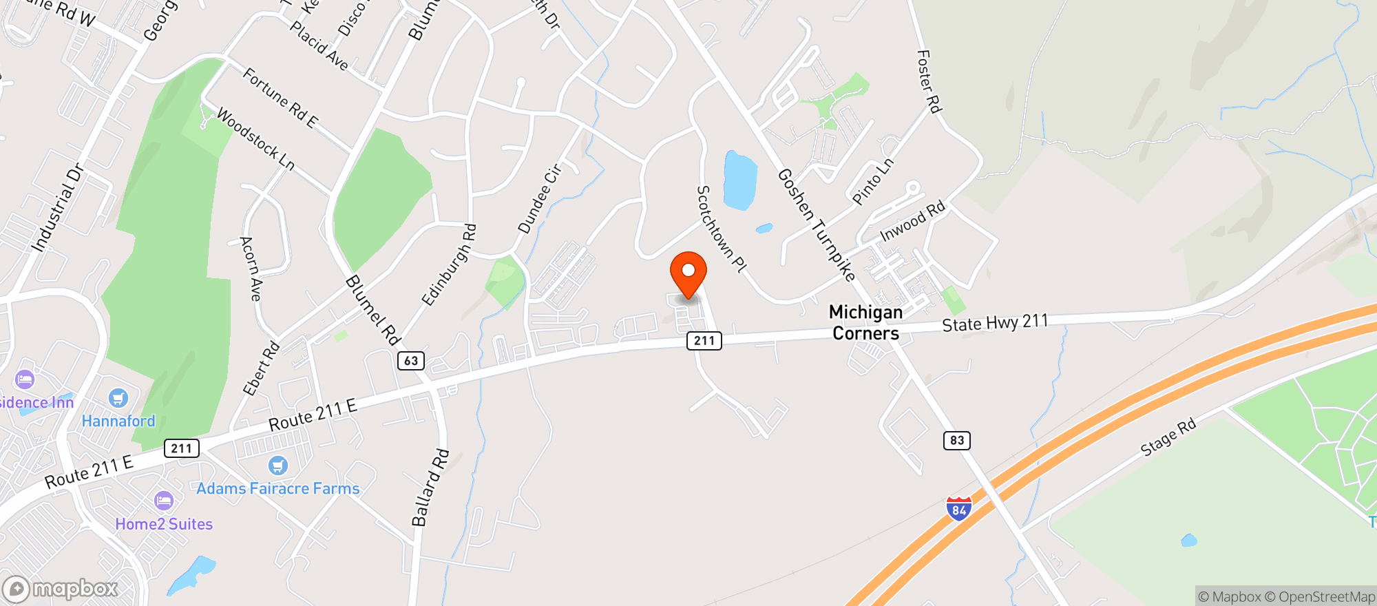 Map showing DISCOUNT BEER & SMOKE SHOP