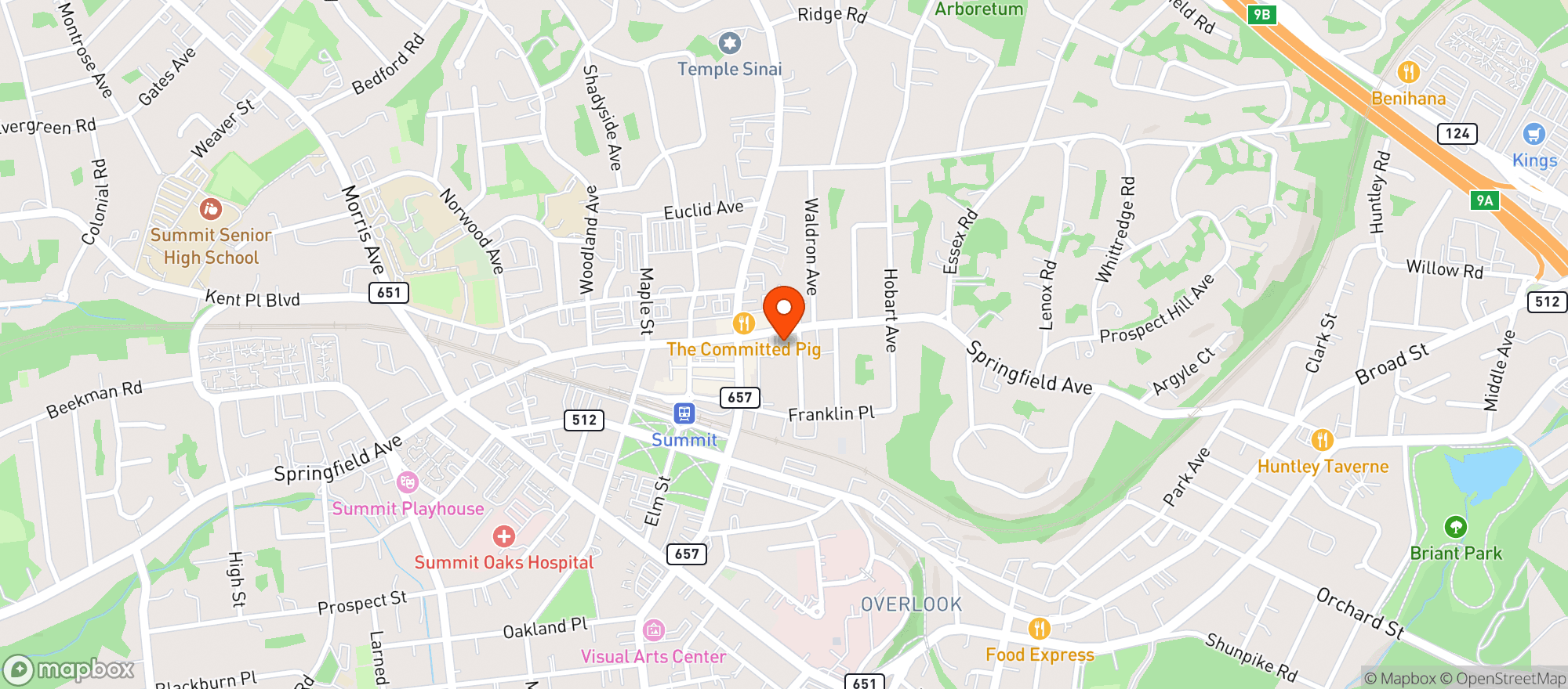 Map showing Cambridge Wines