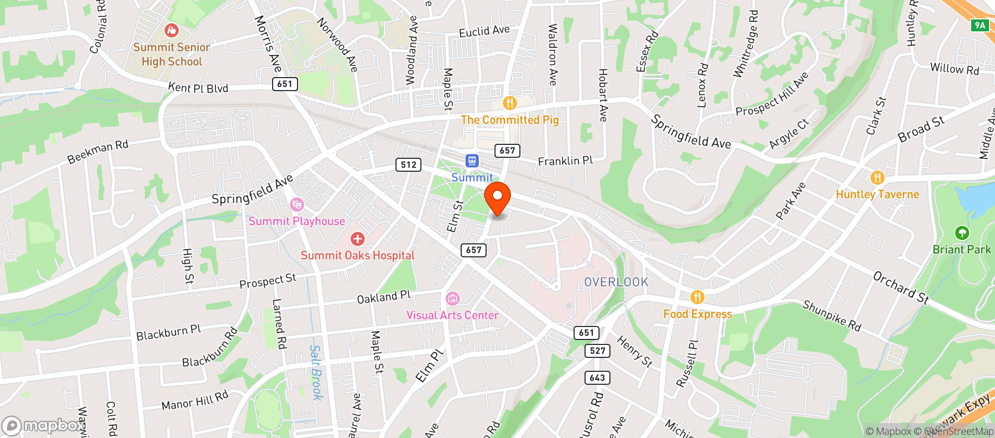 Map showing Best Cellars - Summit