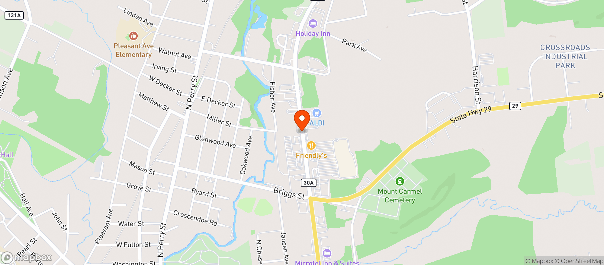 Map showing Price Chopper Supermarket