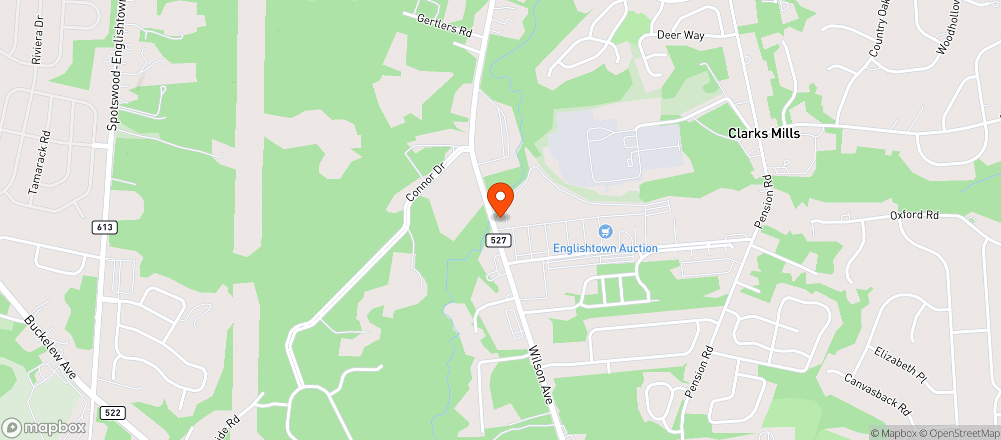 Map showing Steves Mainbrook Tav Inn