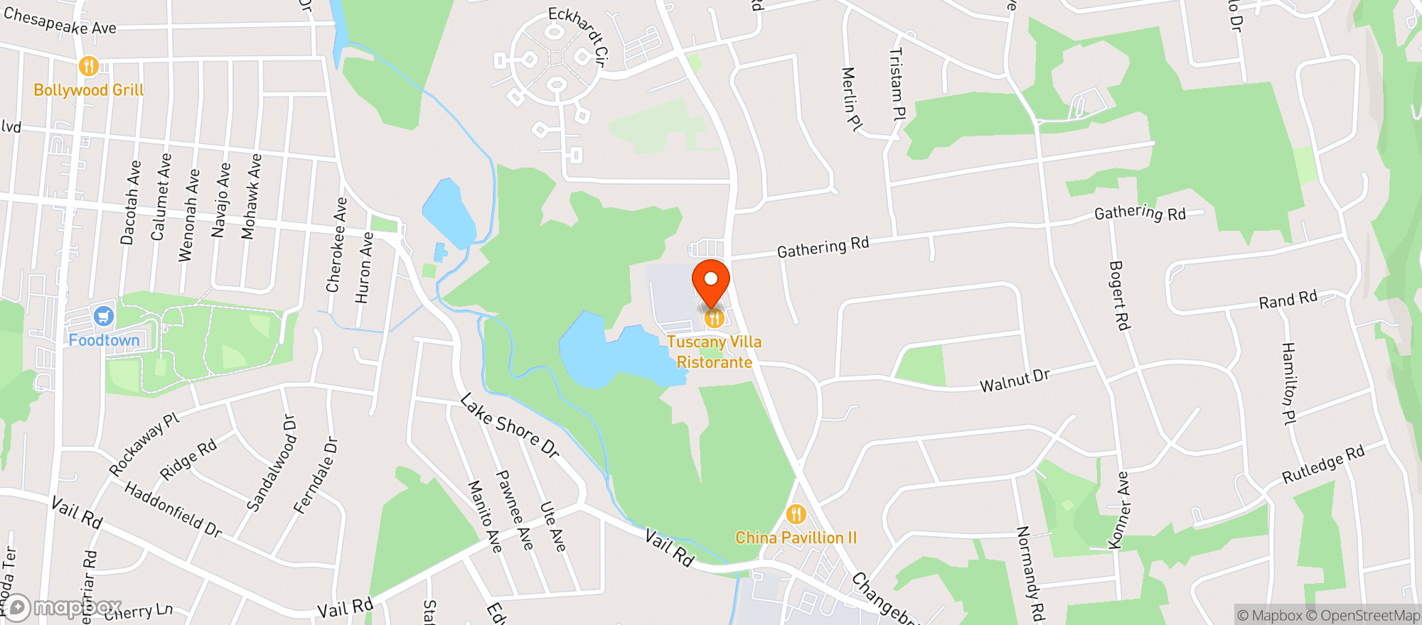 Map showing Montville Wine & Spirits