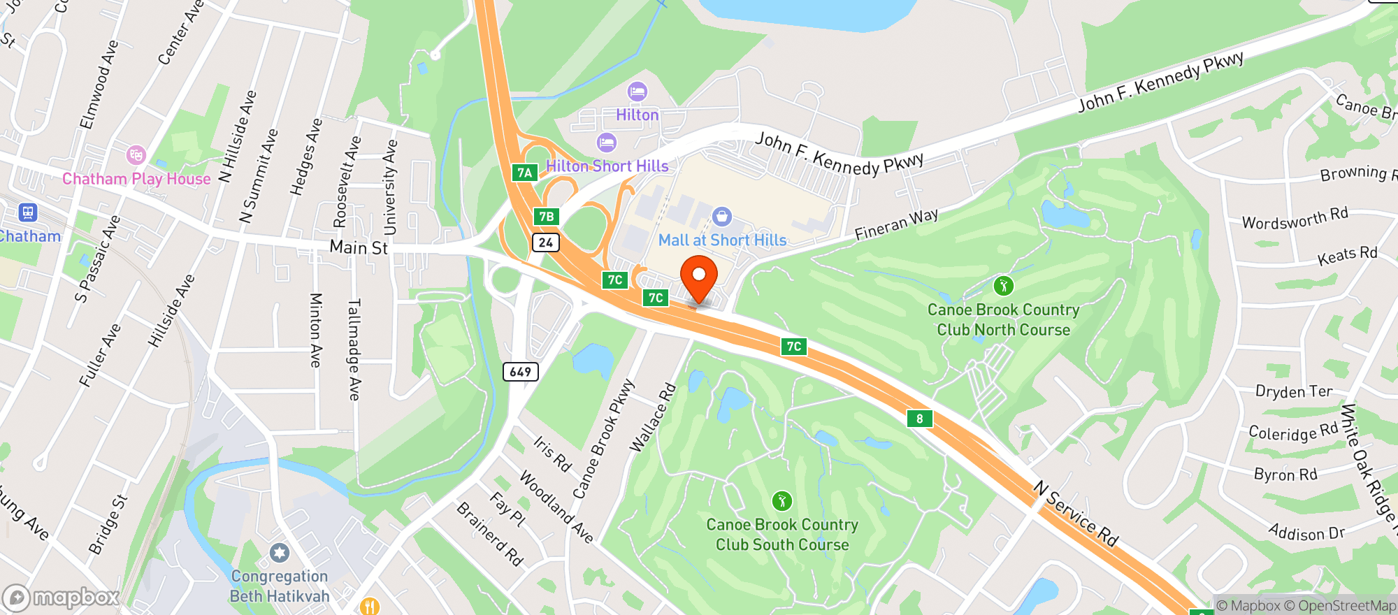 Map showing Eataly