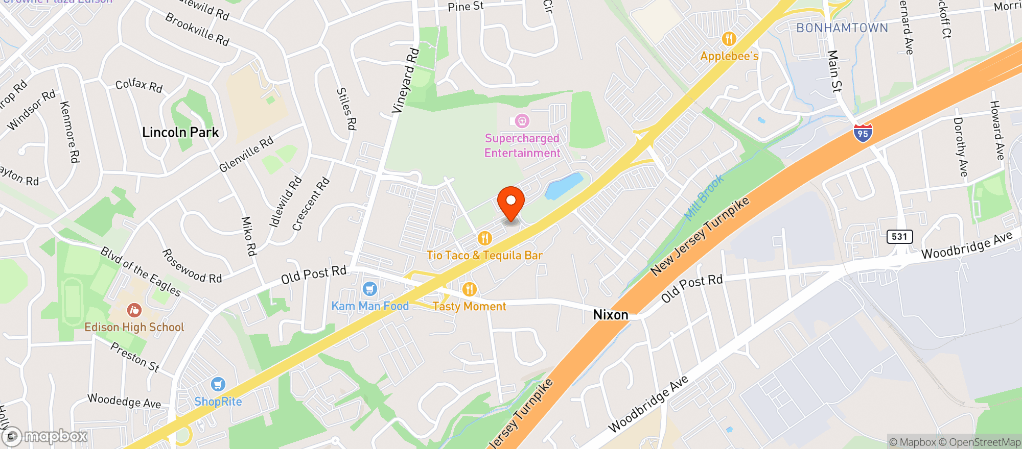 Map showing Tommys Tavern & Tap