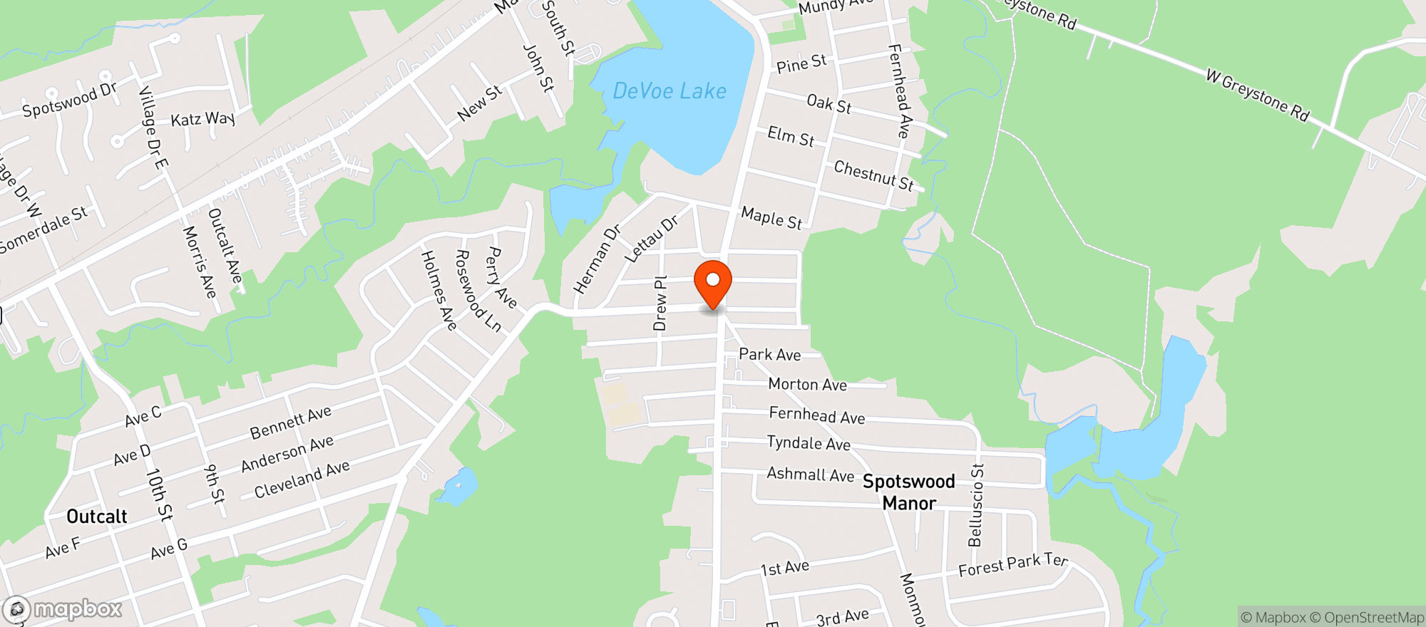 Map showing Ed's Liquor Store