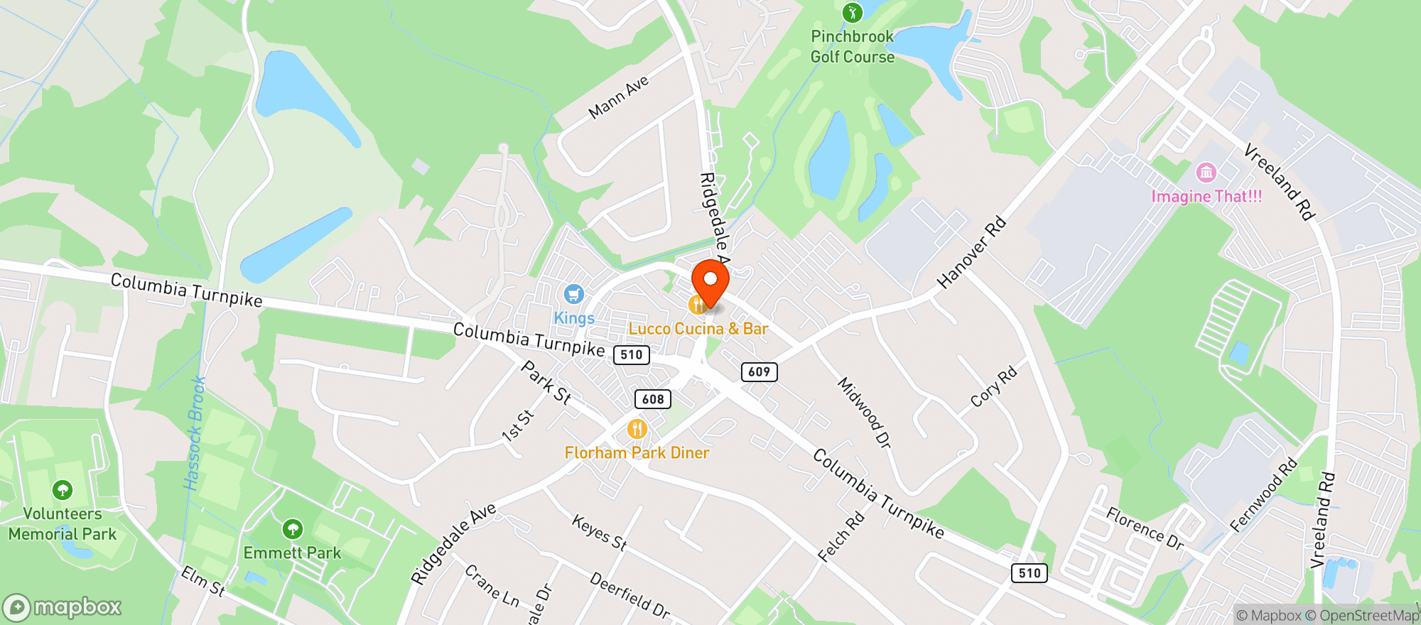 Map showing Lucco Cucina & Bar