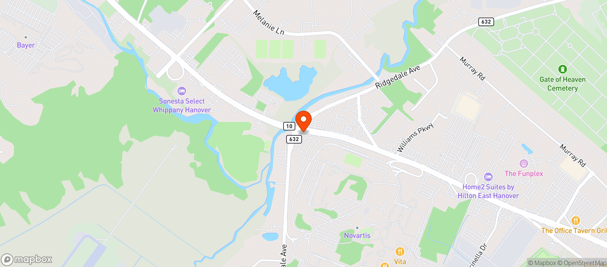 Map showing Target