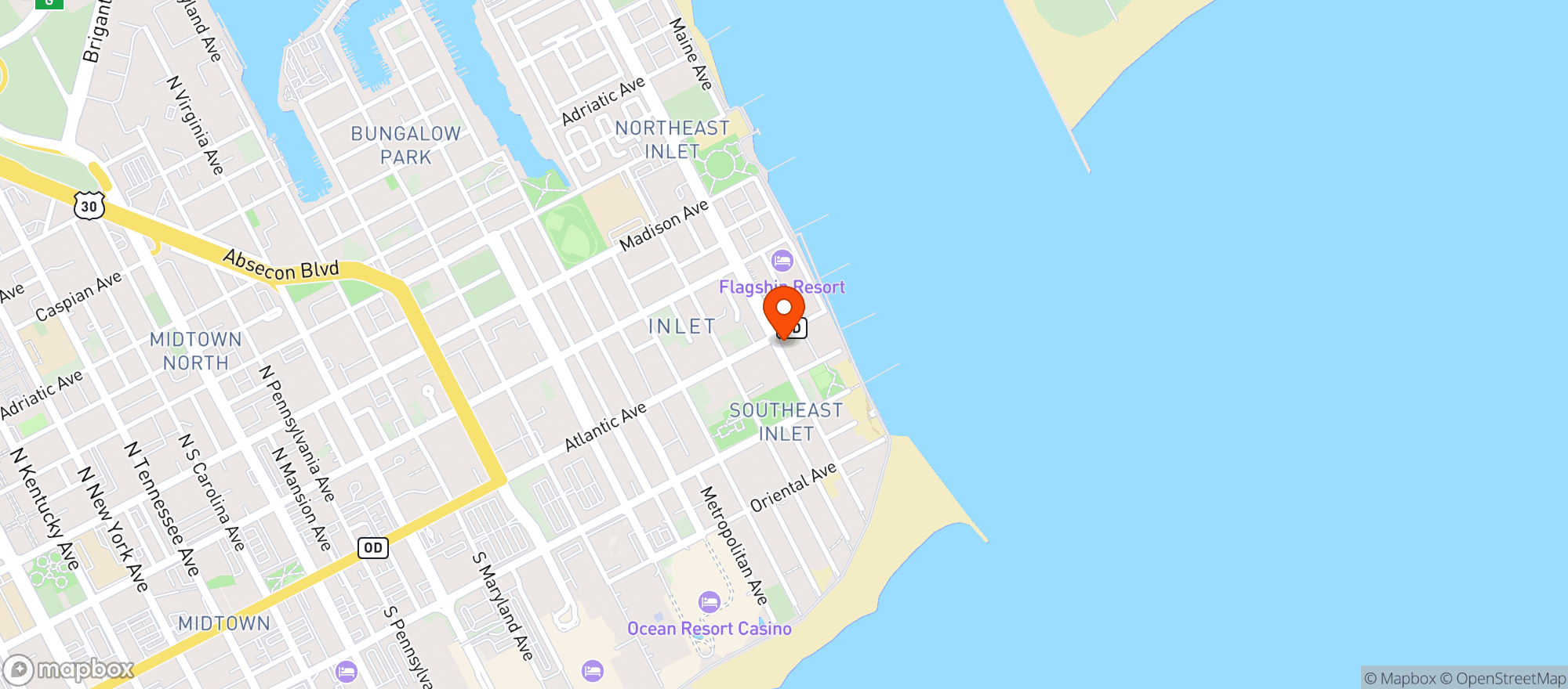 Map showing ALL STAR LIQUORS