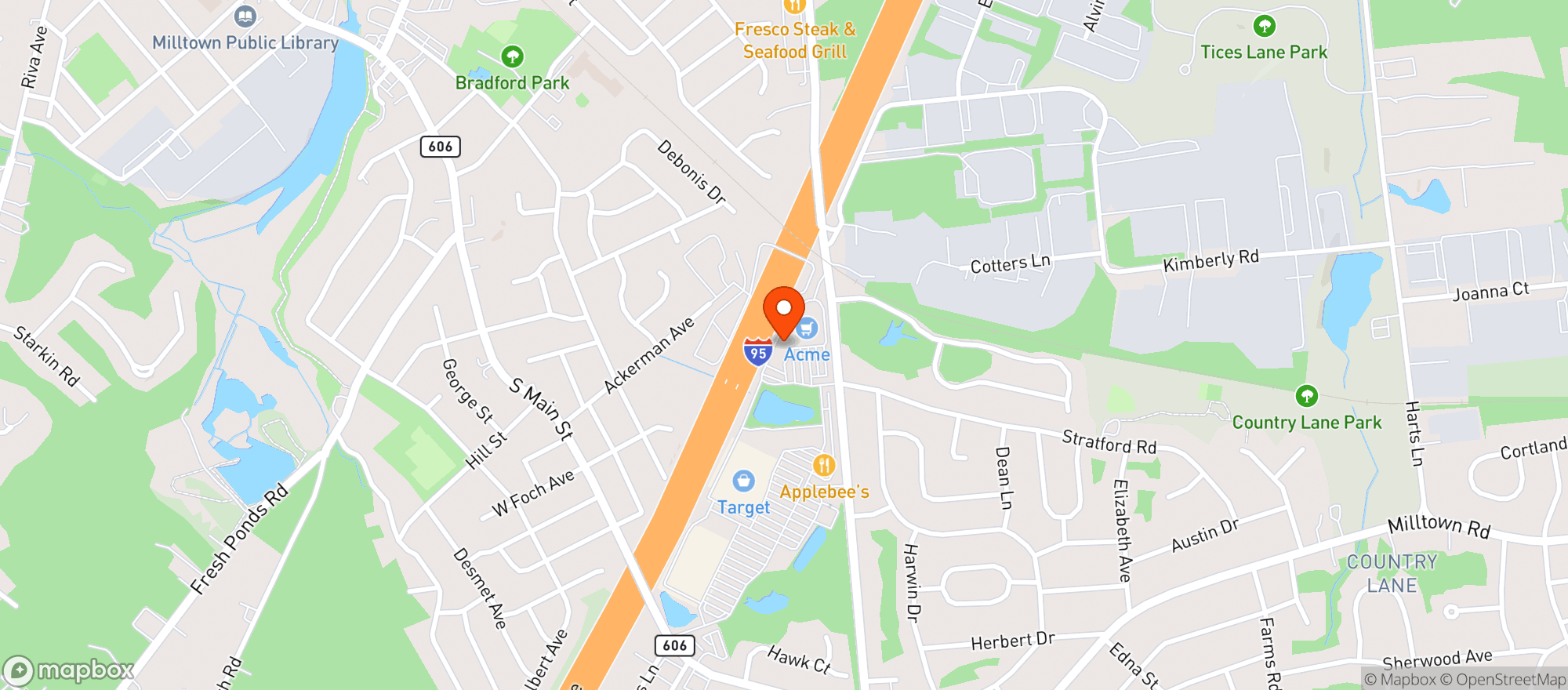 Map showing Nj Wine Gallery