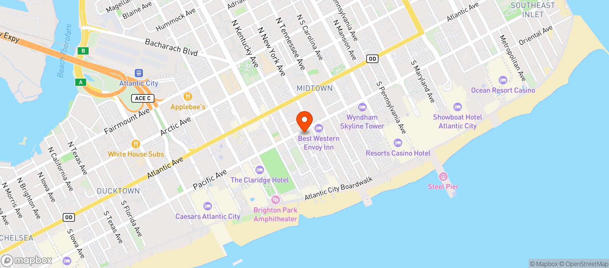 Map showing Best Liquor Store