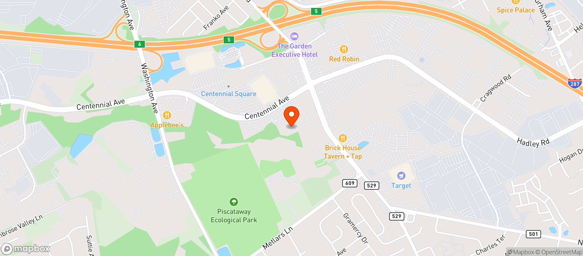Map showing Cheersrus Wine & Spirits