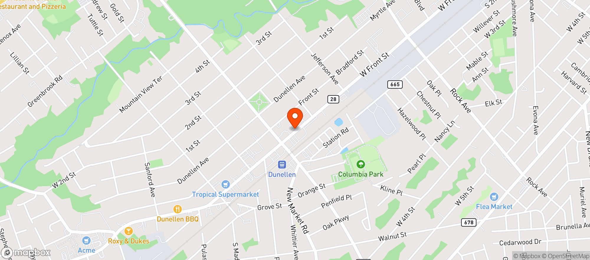 Map showing Discount Bar & Liquors