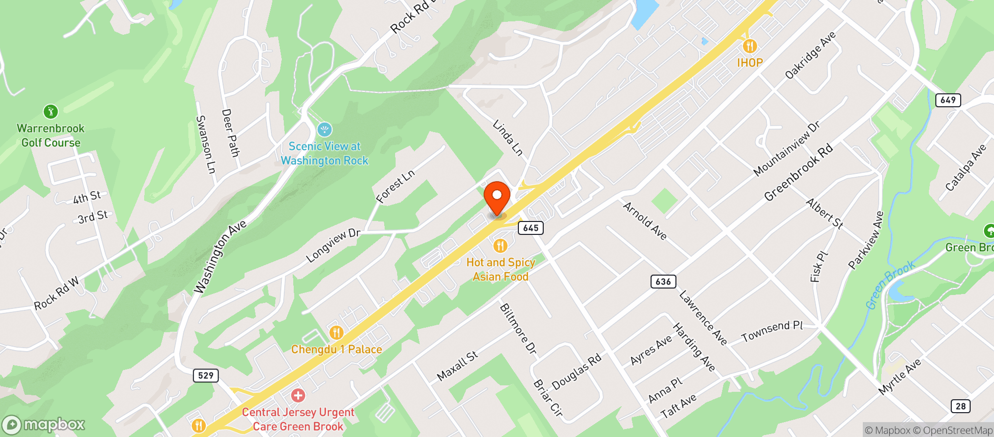 Map showing Quick Stop 22