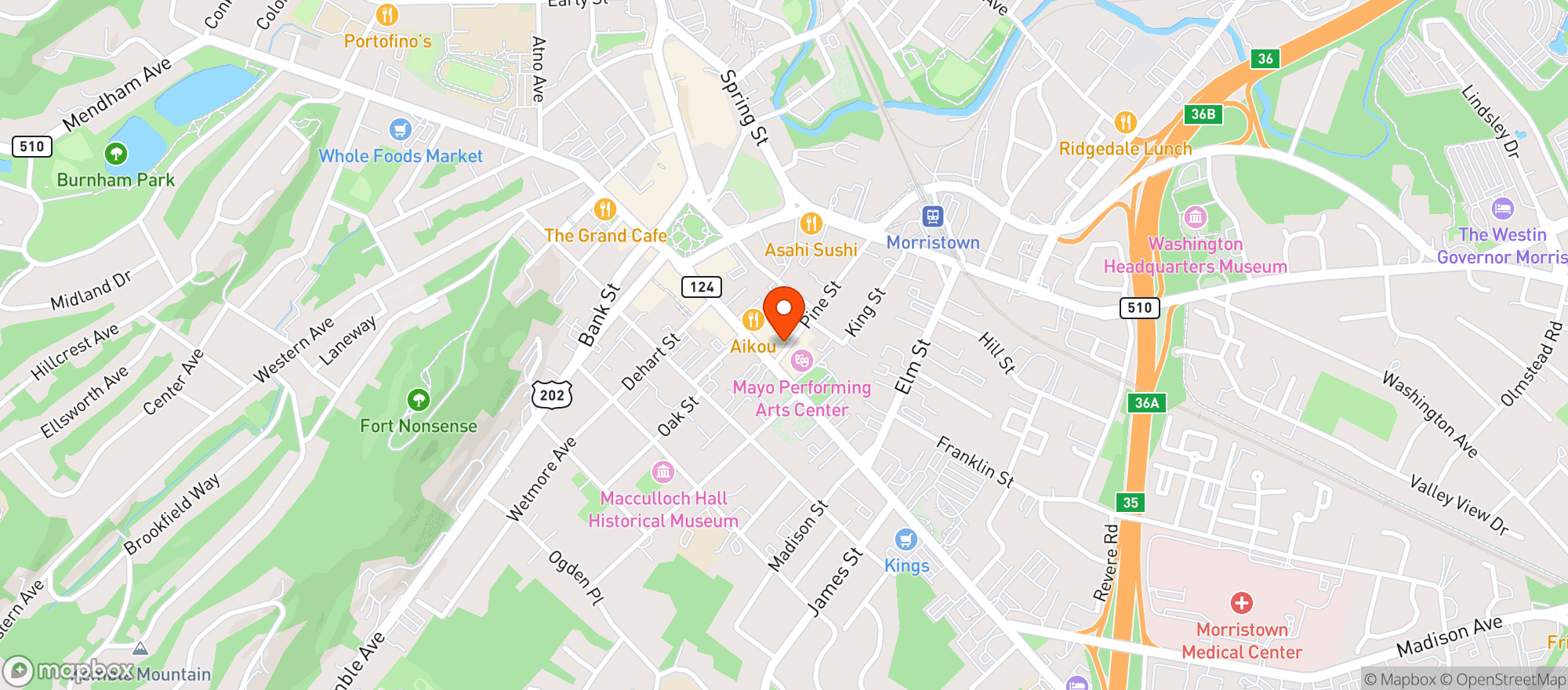 Map showing Dublin Pub