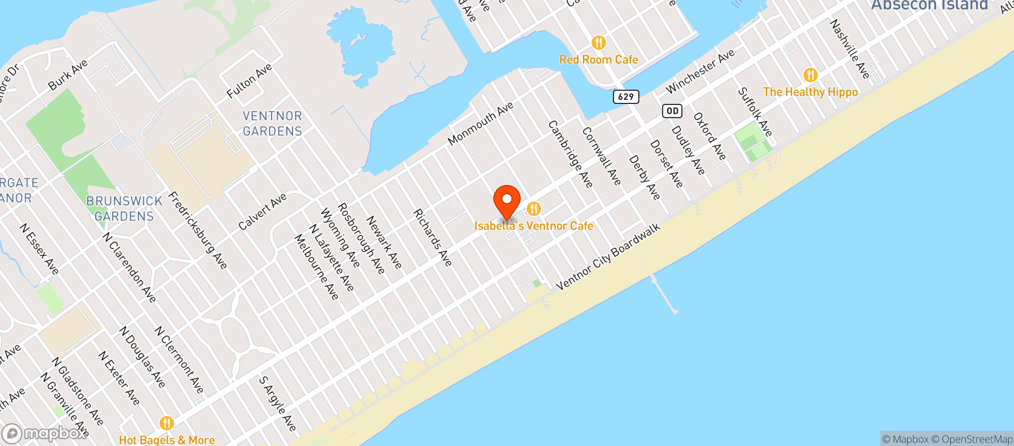 Map showing Bloom S Liquor Store