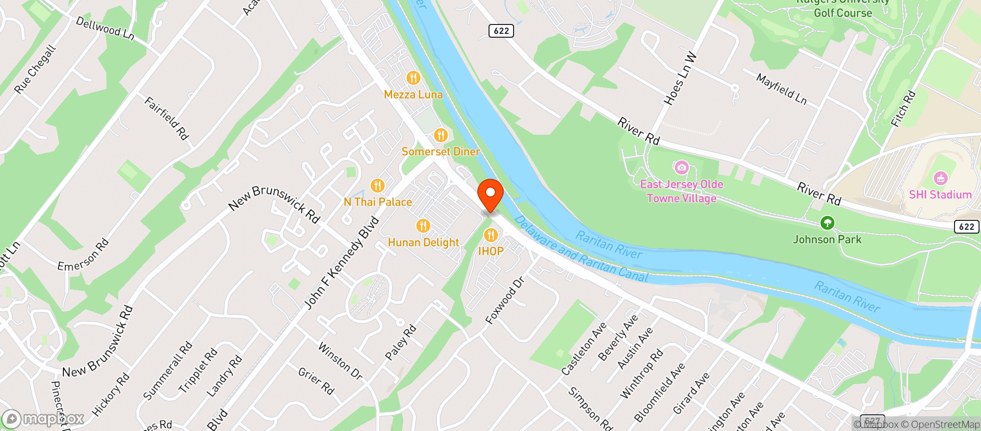 Map showing Stop & Shop - 0809 - Franklin Township