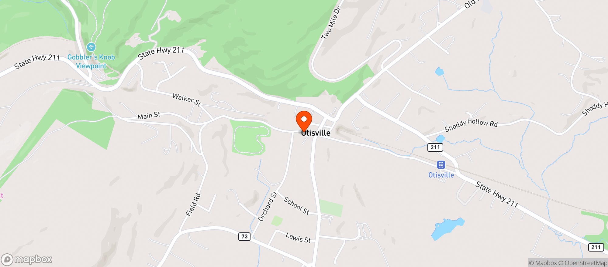 Map showing Main Street Wine and Liquors - Otisville