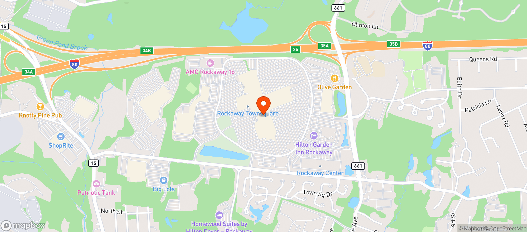 Map showing Cheesecake Factory #205