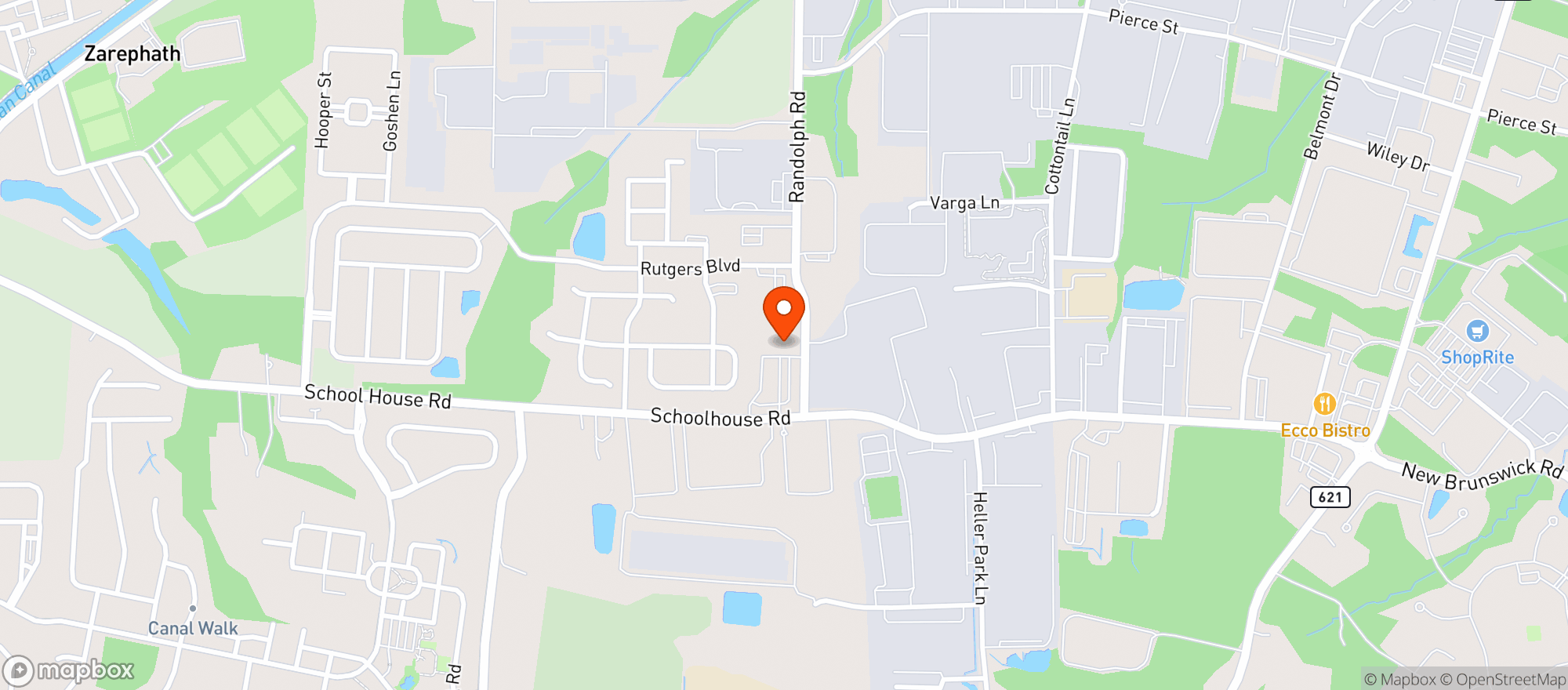Map showing Summerfield Liq & Bar