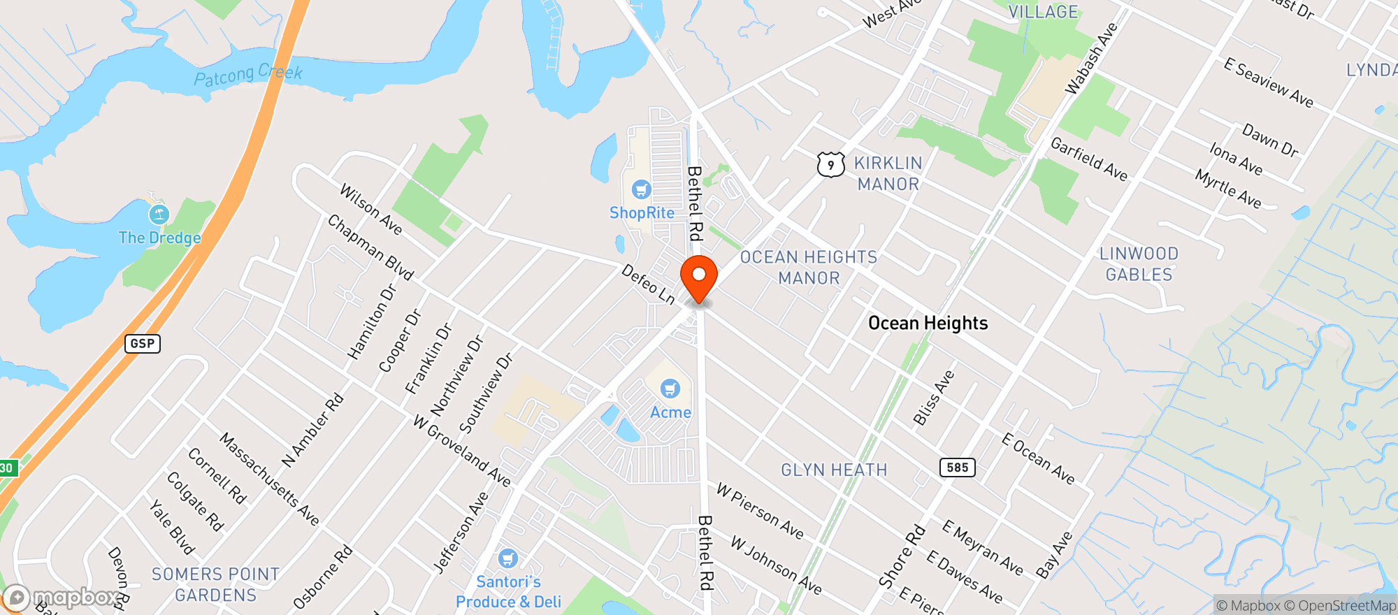 Map showing Passion Vines Wine Bar