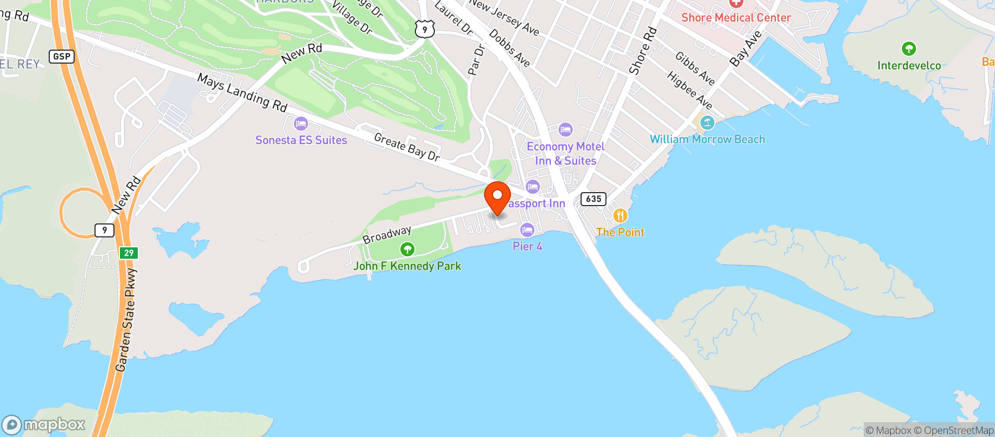 Map showing Circle Liquor Store