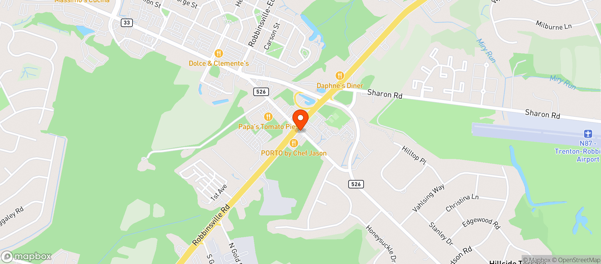 Map showing Super Saver Wine & Spirits