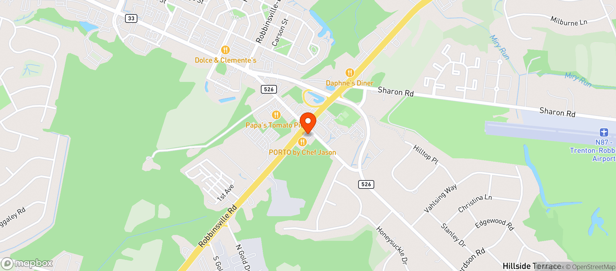 Map showing Super Saver W&Sp  (Rusert