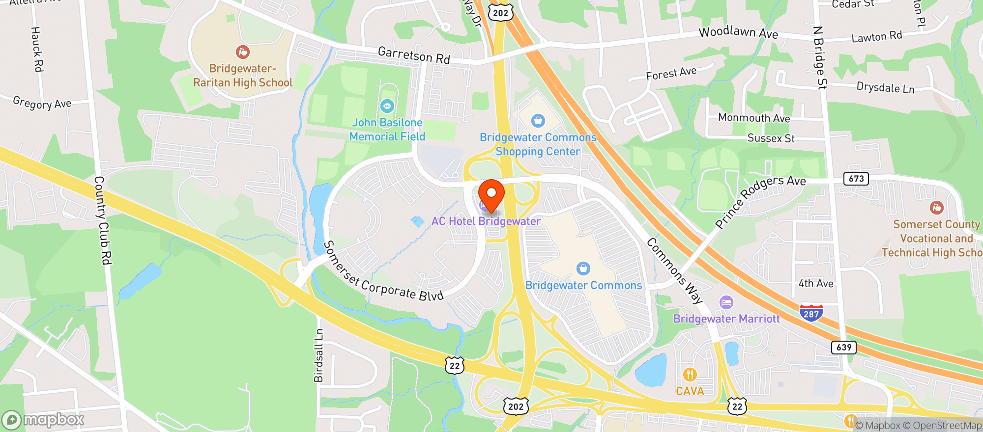 Map showing Tommys Tavern & Tap