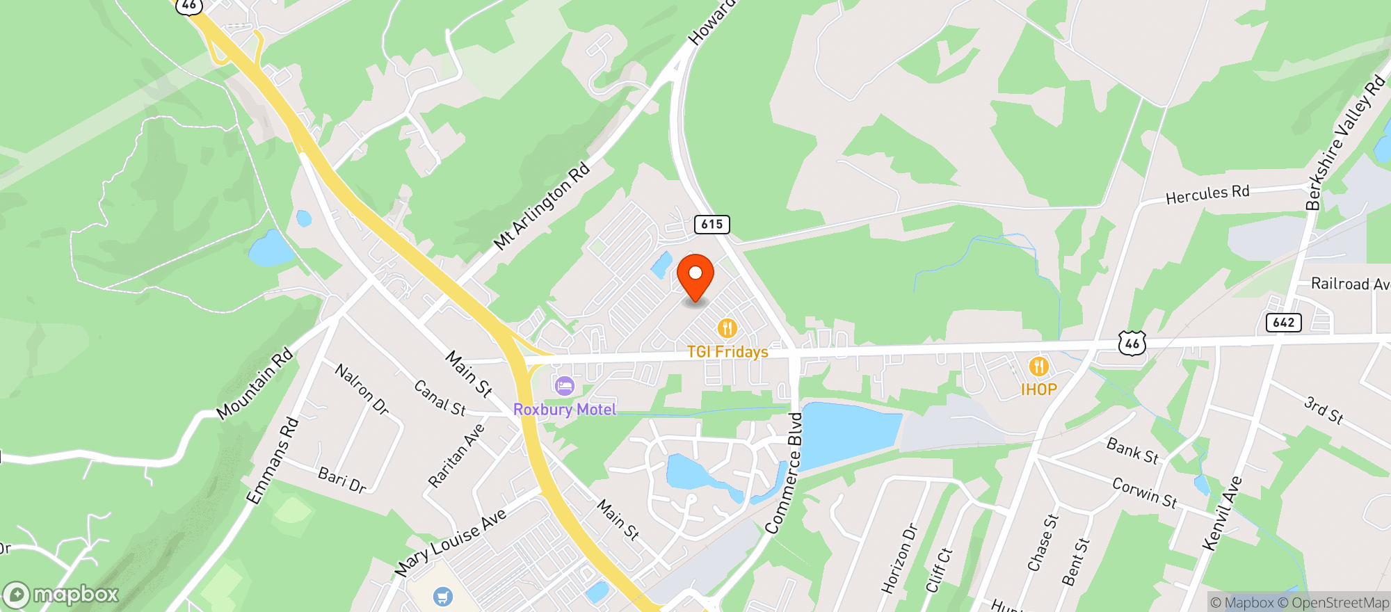 Map showing Best Cellars Ledgewood