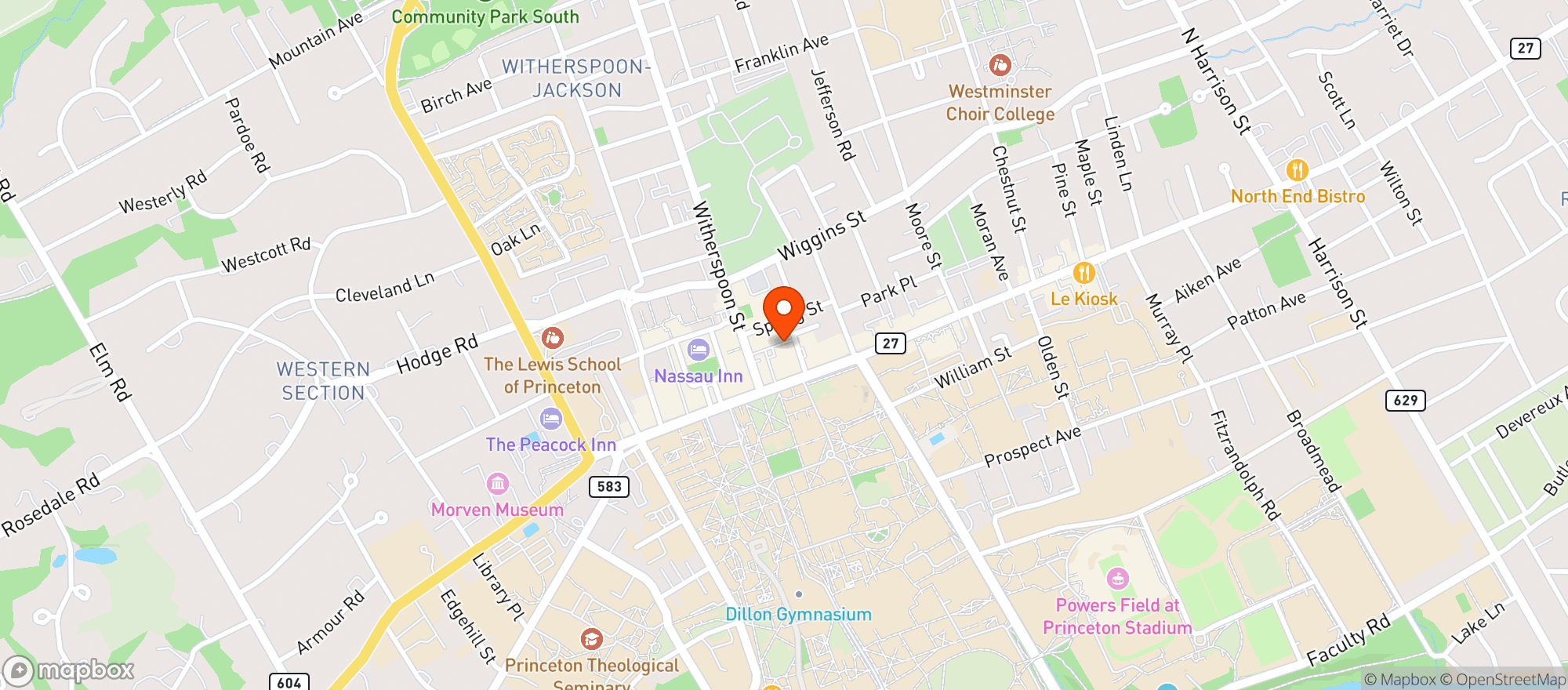 Map showing Public Liquors