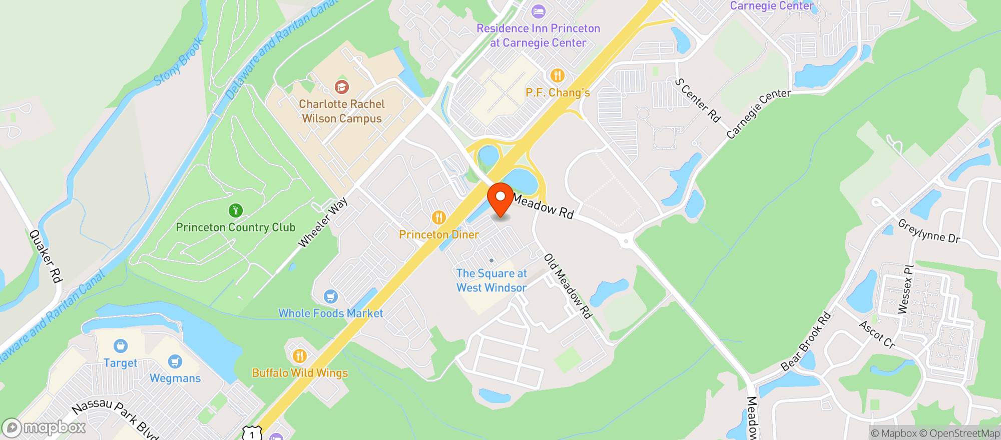 Map showing Trader Joes