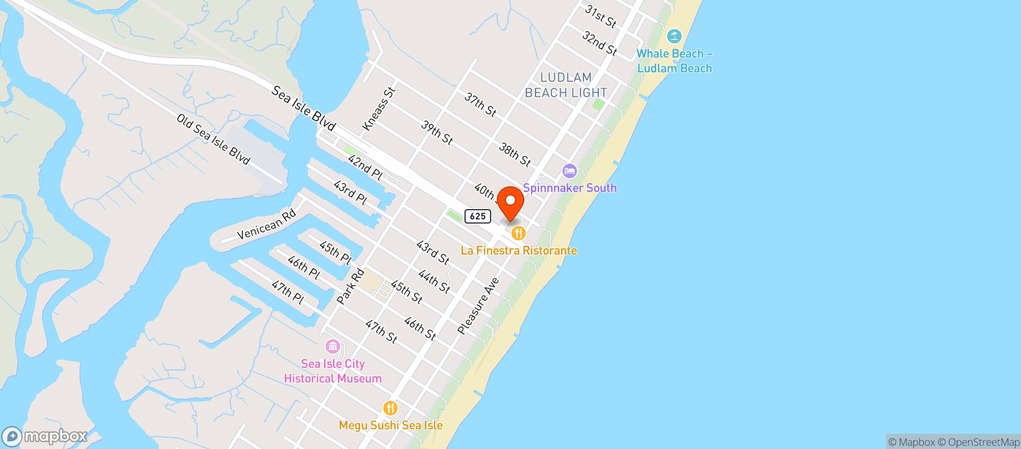 Map showing Diamonds Liquor Store