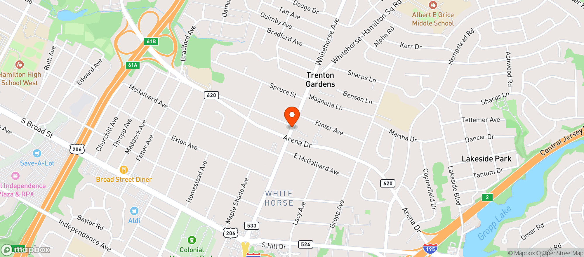Map showing Buy Best Wines & Liquors