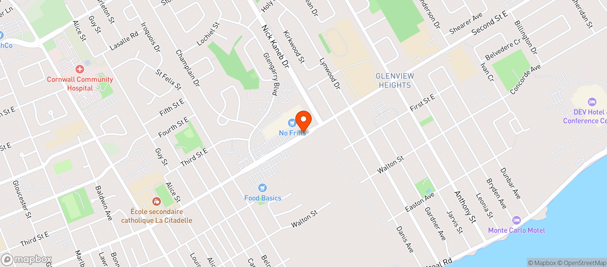Map showing Groove Cannabis Co.