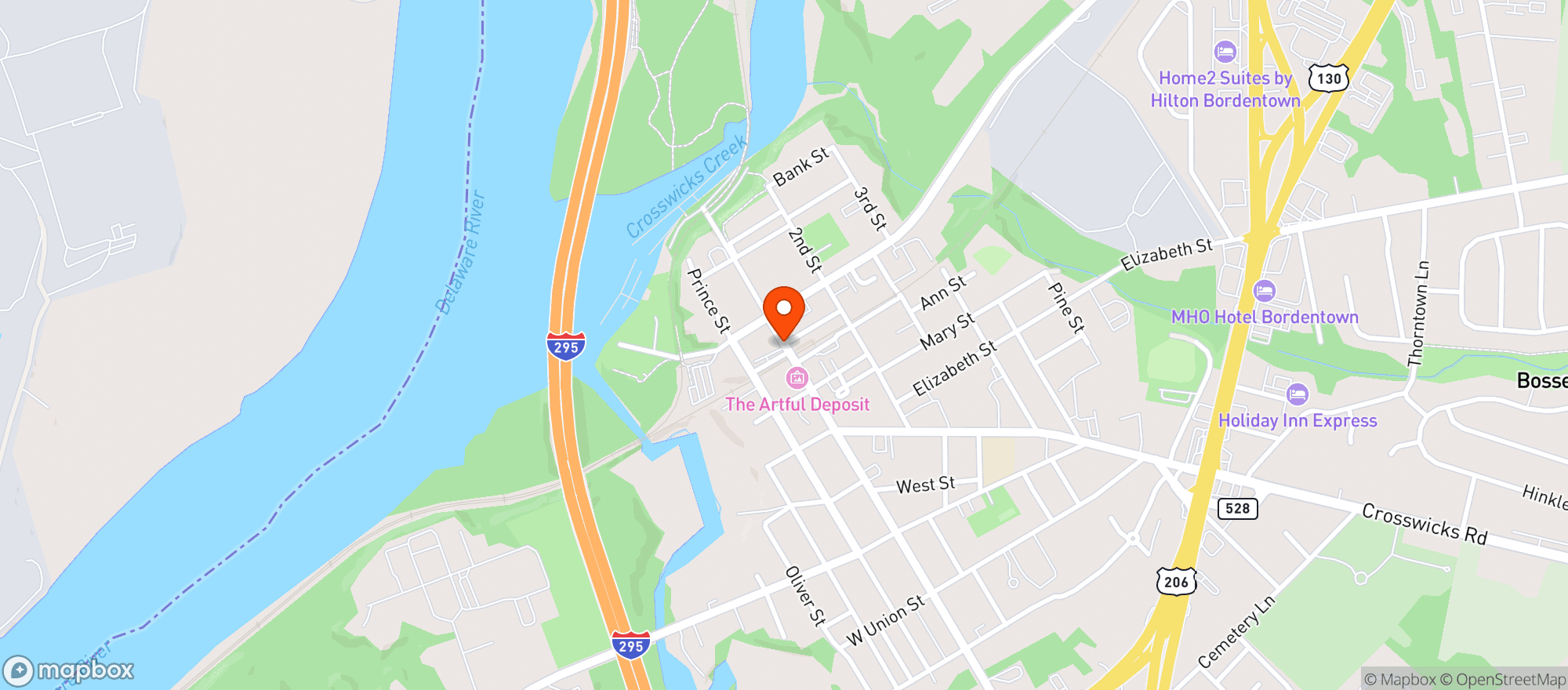 Map showing Boyds Pharmacy