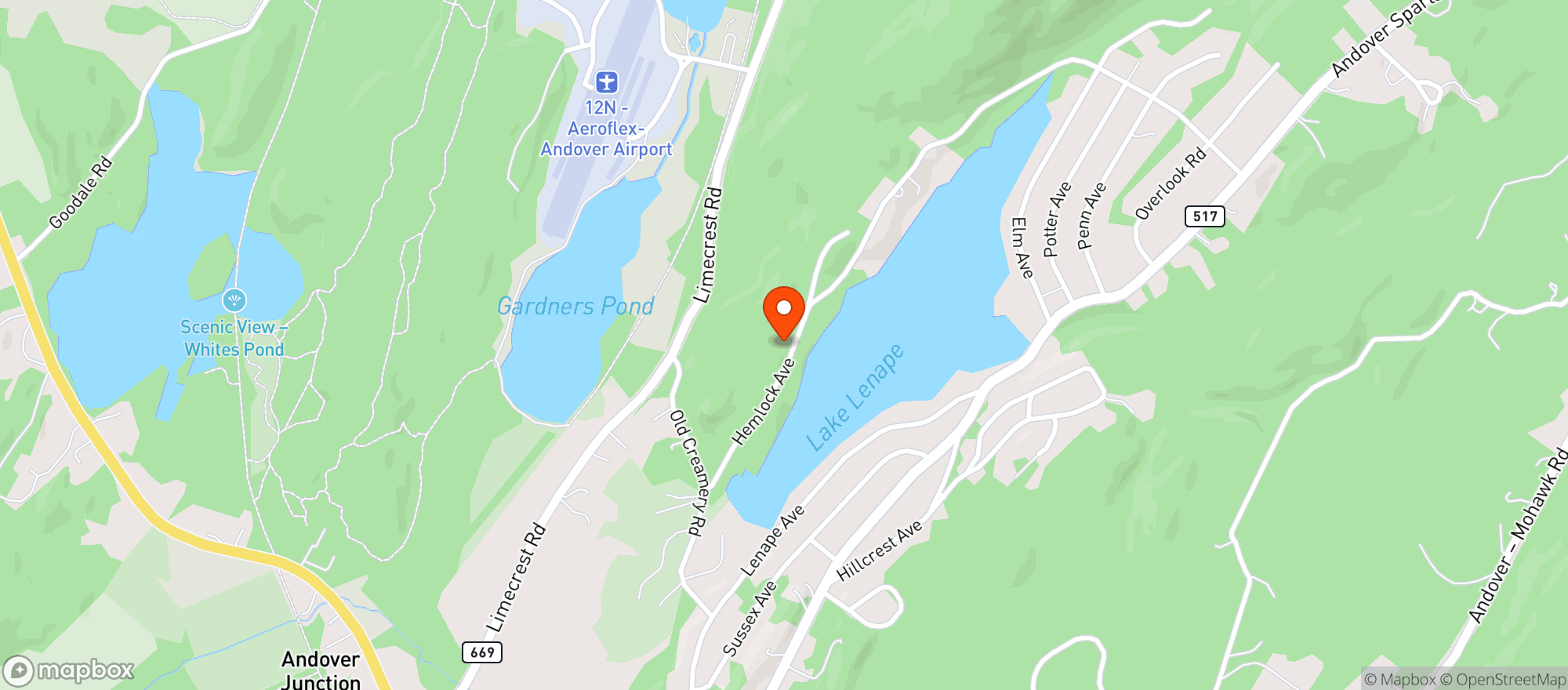Map showing Munsee Three Sisters Farm